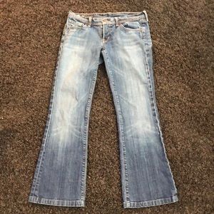 Size 29 citizens of humanity Ingrid low waist flares.  So perfect!